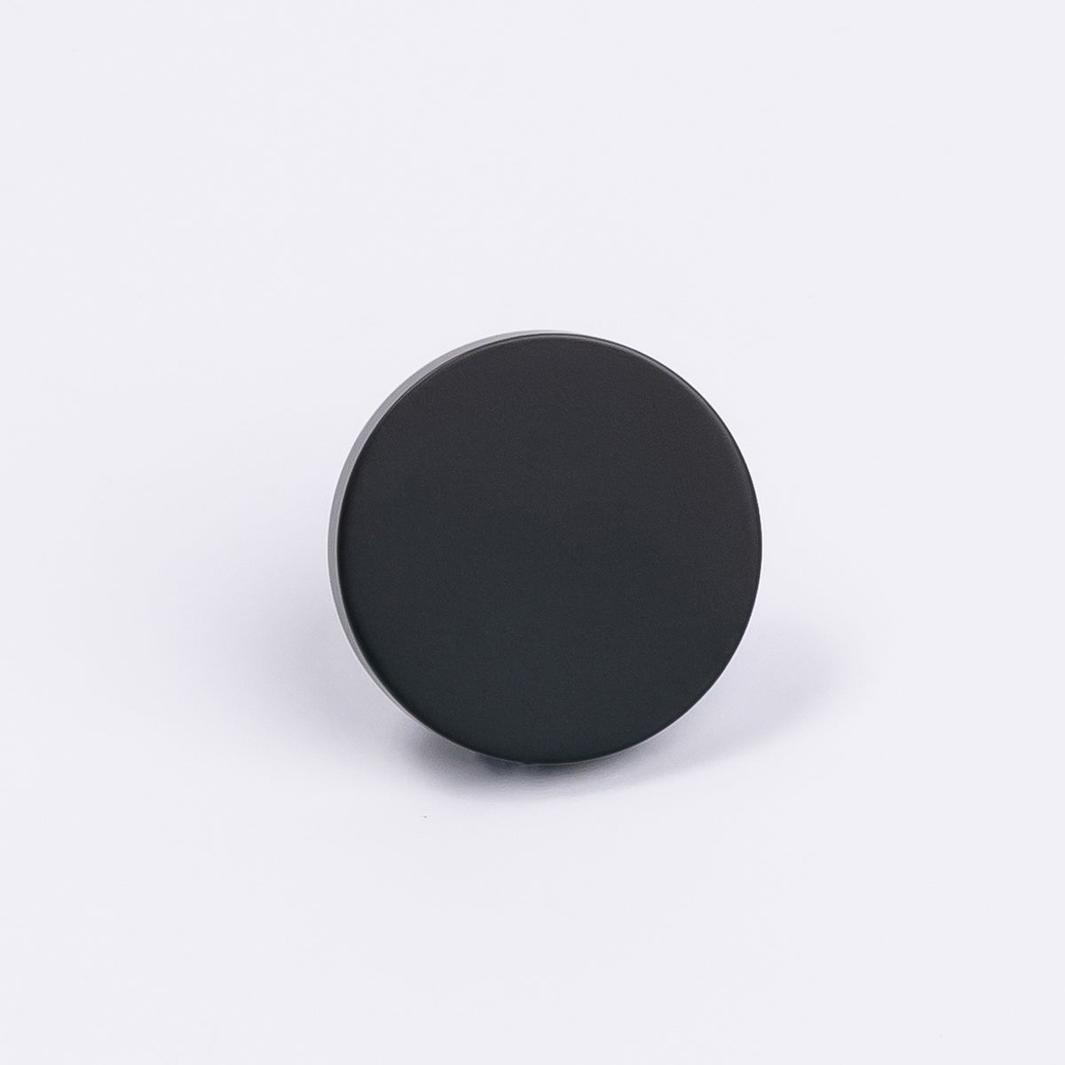 Matt Black Round Profile Cabinet Knob - Olivia - Manovella