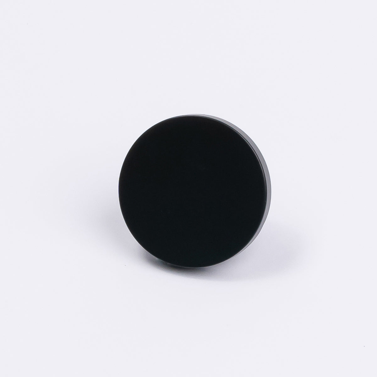 Matt Black Round Profile Cabinet Knob - Olivia - Manovella