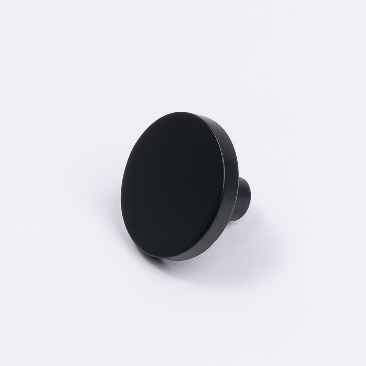 Matt Black Round Profile Cabinet Knob - Olivia - Manovella