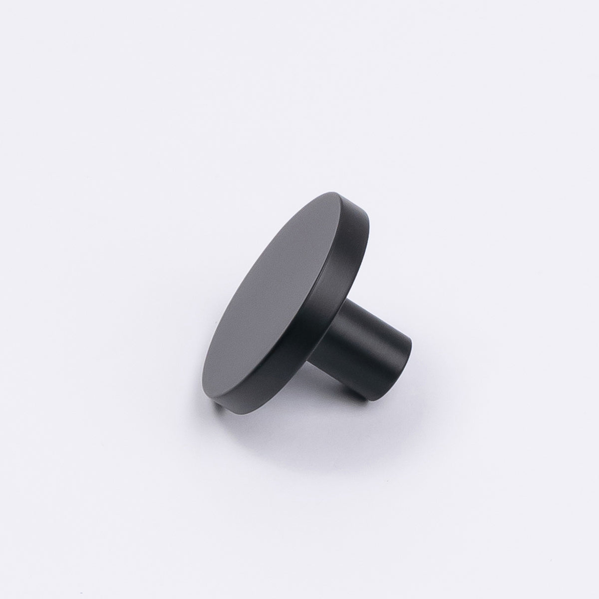 Matt Black Round Profile Cabinet Knob - Olivia - Manovella
