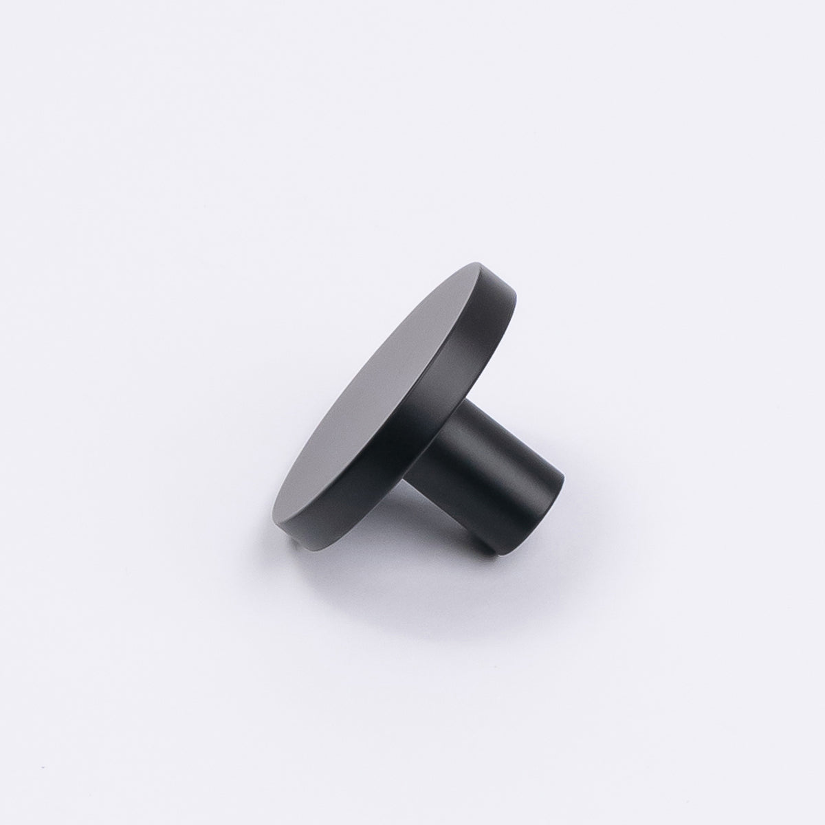 Matt Black Round Profile Cabinet Knob - Olivia - Manovella