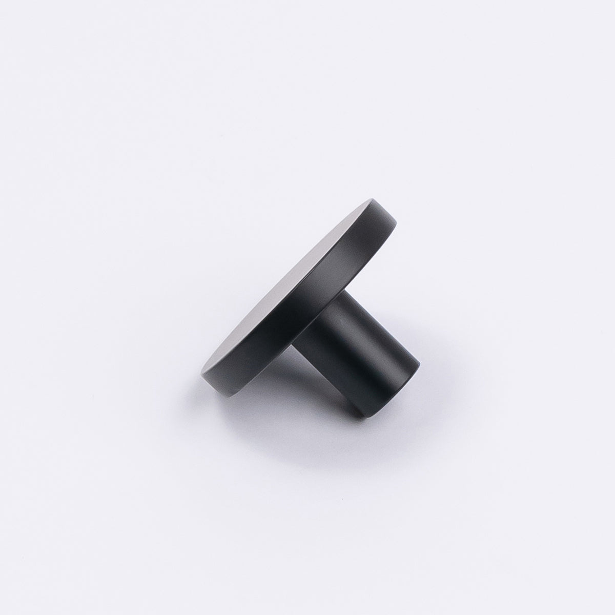 Matt Black Round Profile Cabinet Knob - Olivia - Manovella