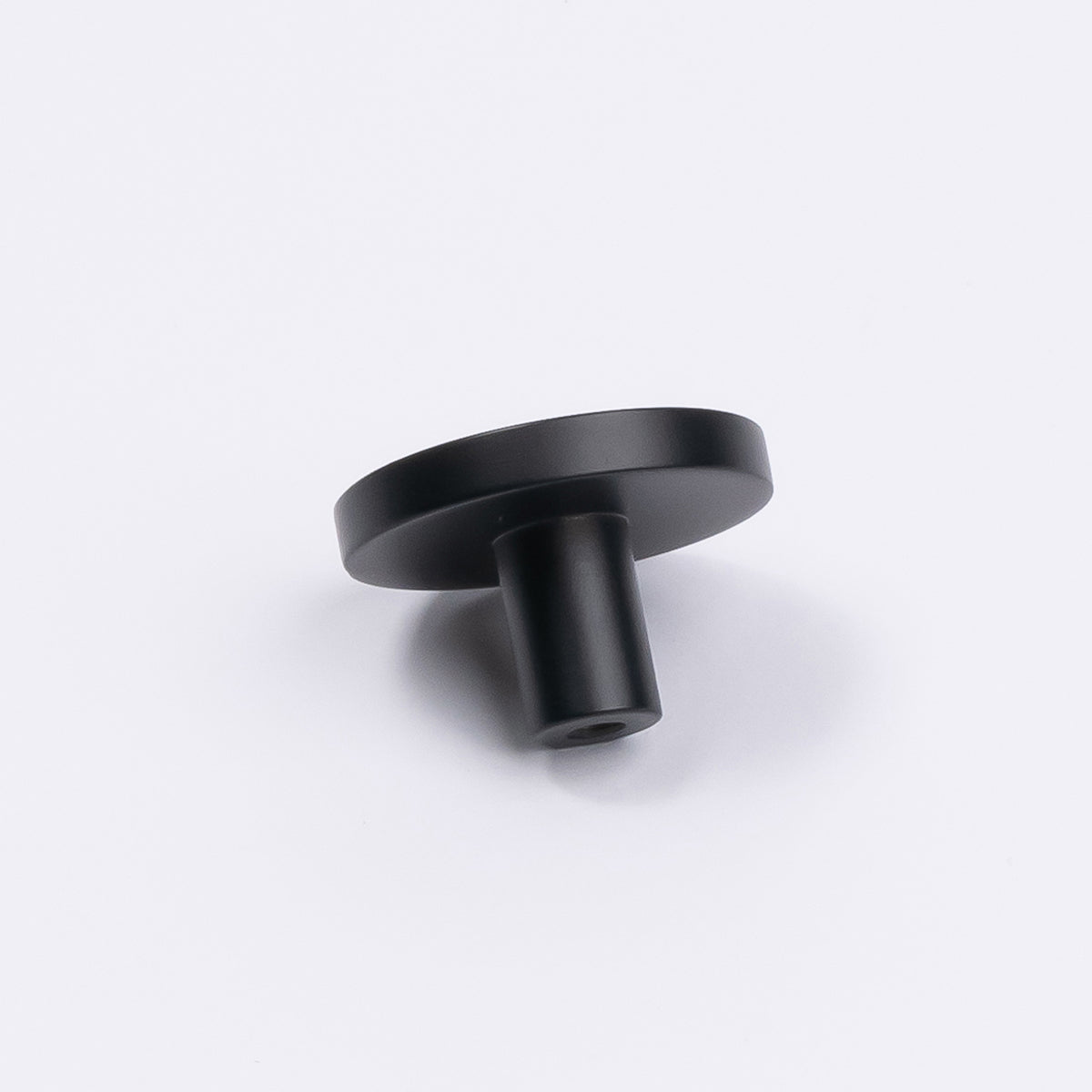 Matt Black Round Profile Cabinet Knob - Olivia - Manovella