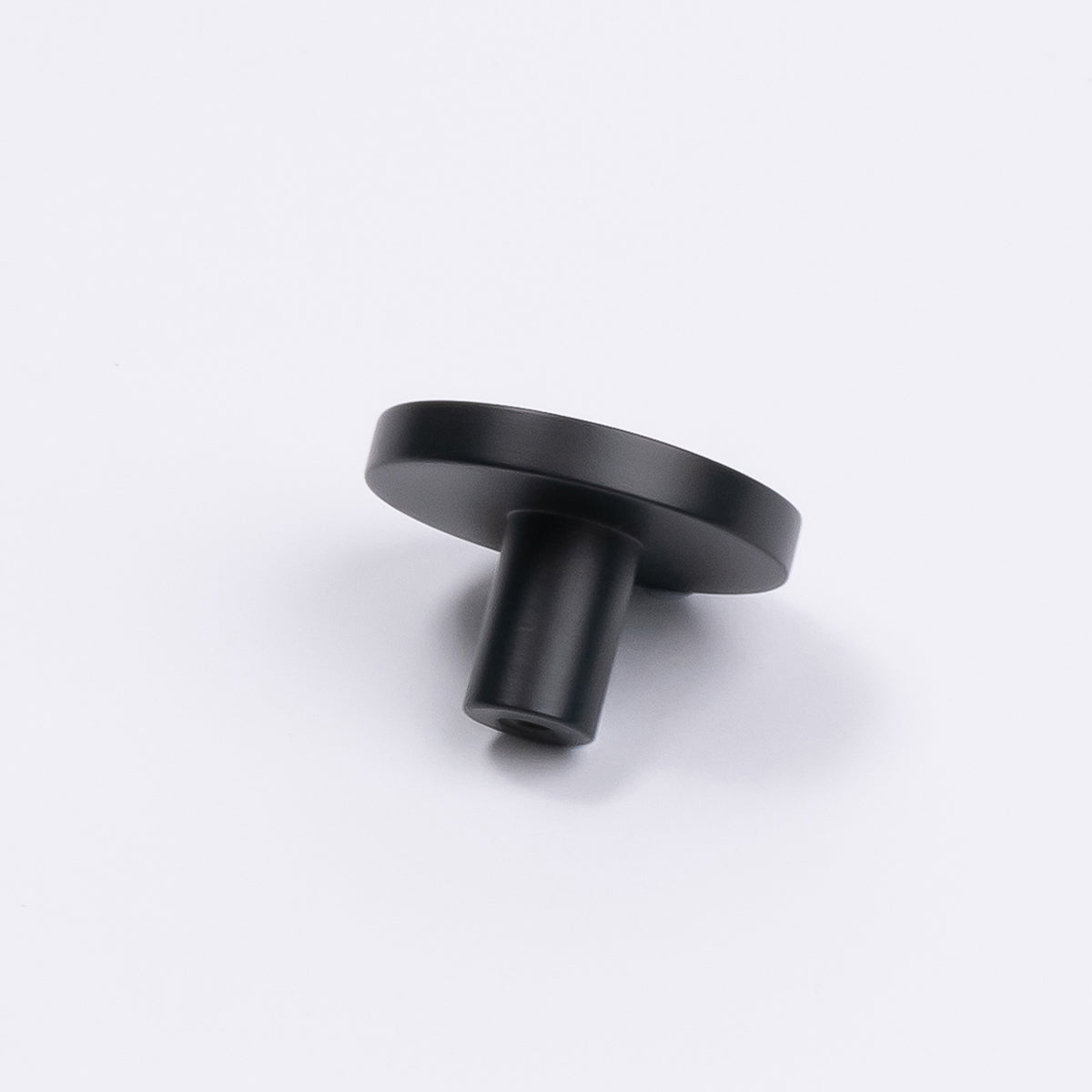 Matt Black Round Profile Cabinet Knob - Olivia - Manovella