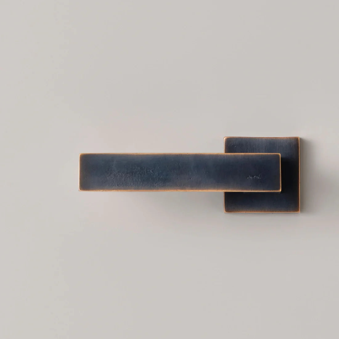 Cast Square Bronze Lever (Pair) by Castella