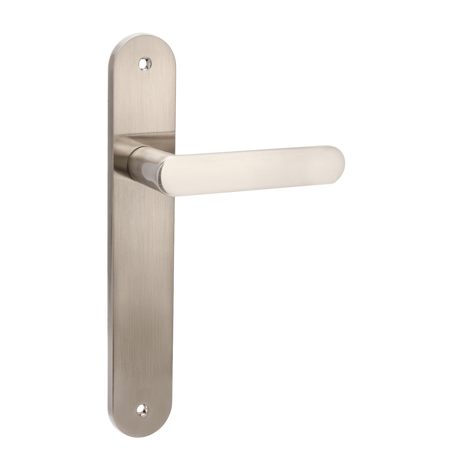 Duke Longplate Handle By Zanda - Brushed Nickel