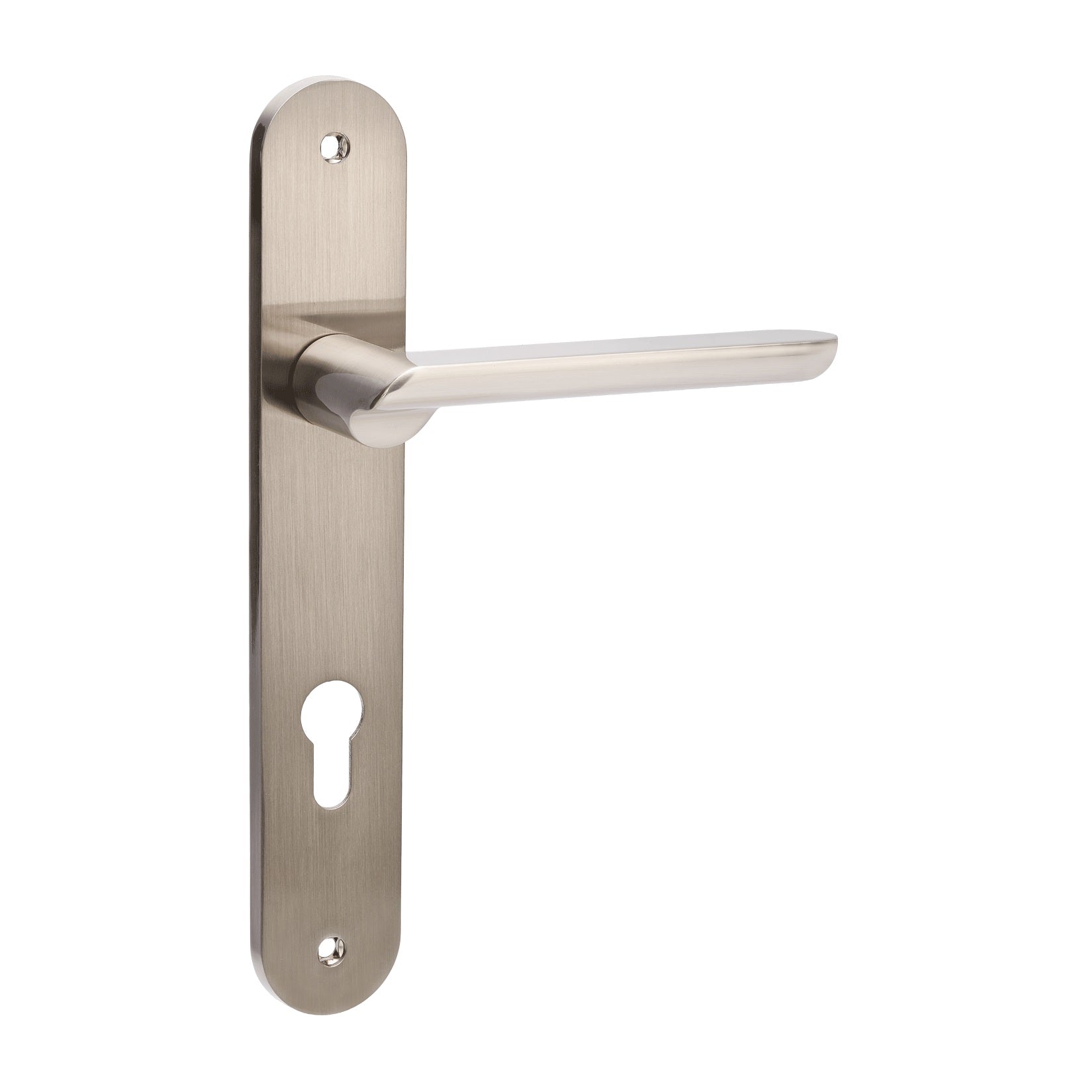 Regent Longplate Handle By Zanda - Brushed Nickel