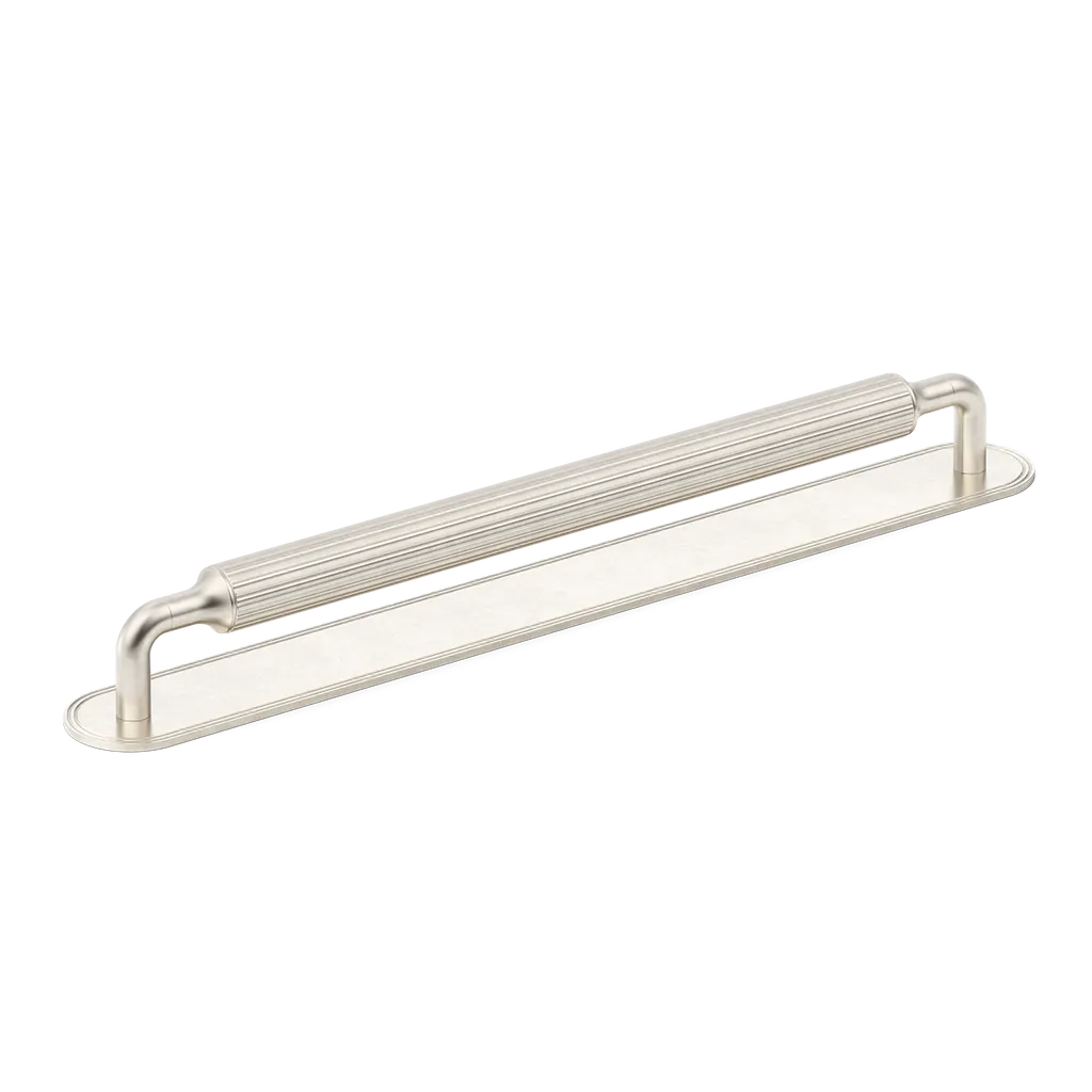 Barwick Ridged Appliance Pull with Backplate By Armac Martin