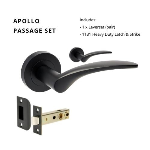 The Apollo Handle By Zanda - Matt Black