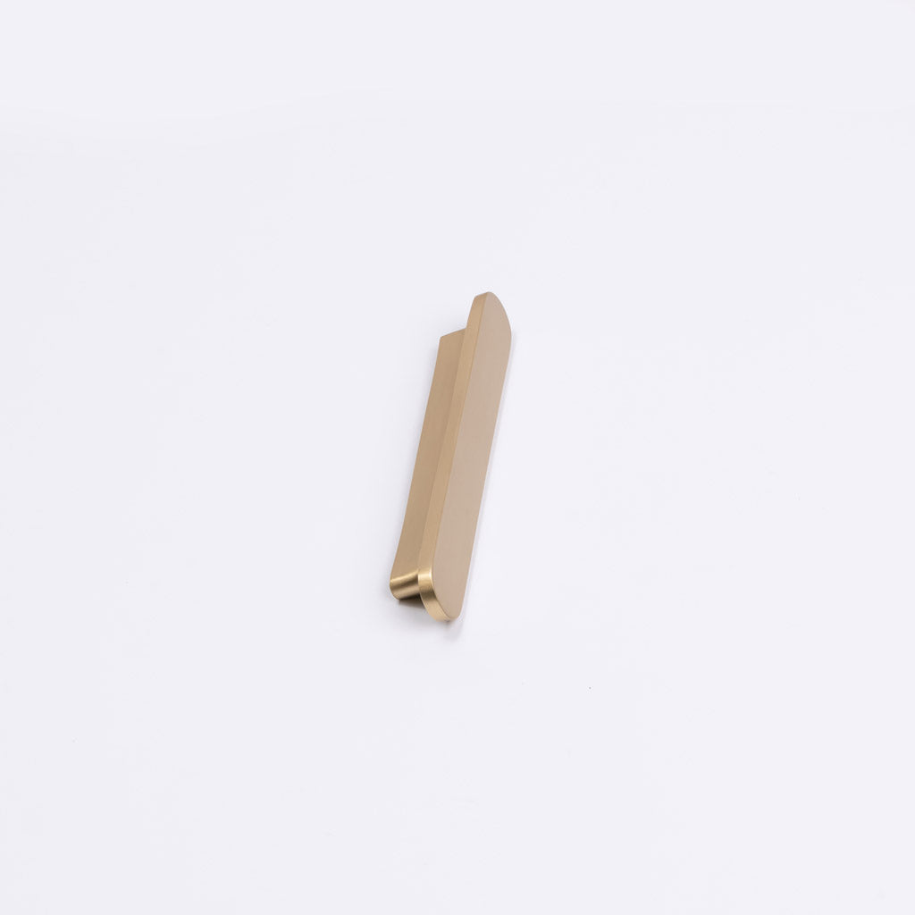 Brushed Brass Oval Profile Cabinet Pull - Imogen - Manovella