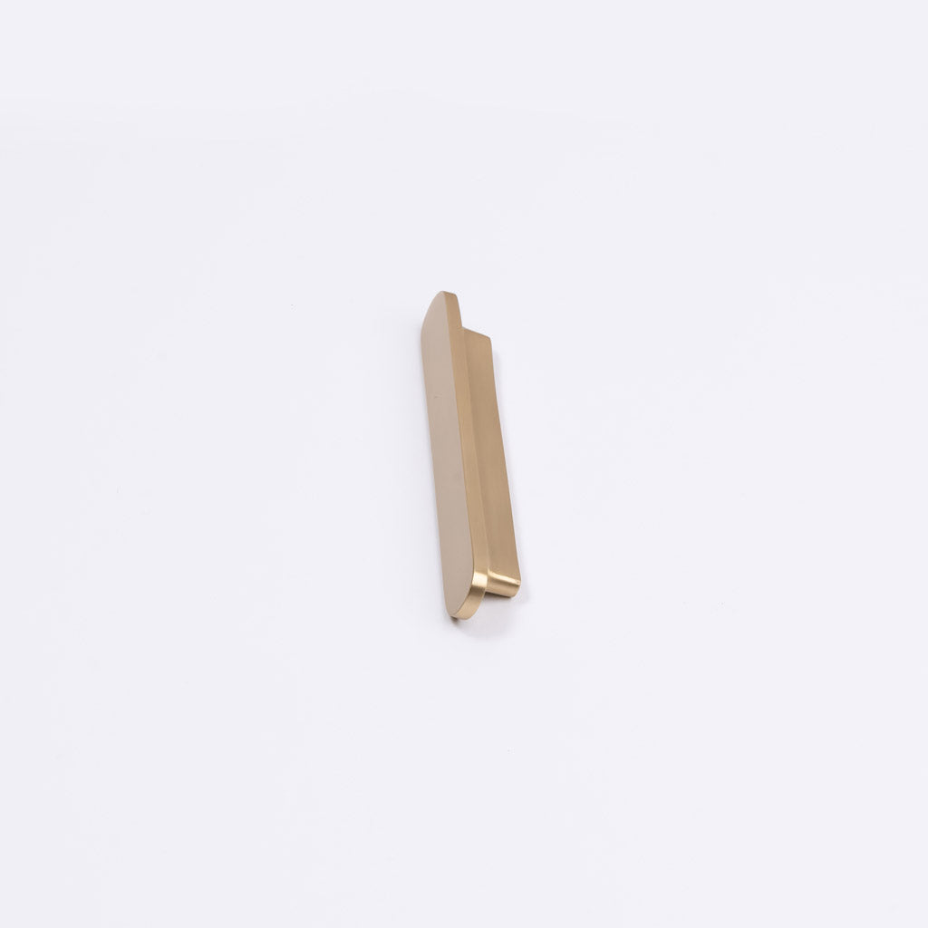 Brushed Brass Oval Profile Cabinet Pull - Imogen - Manovella