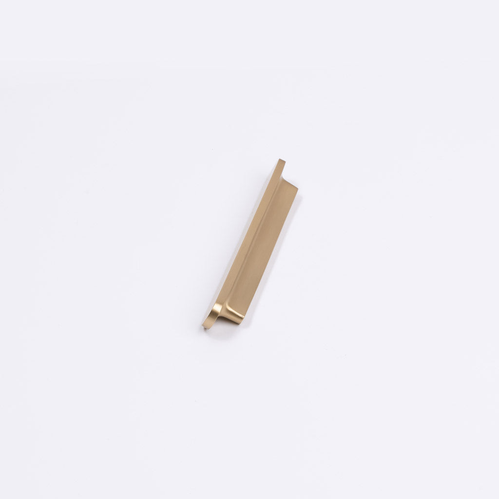 Brushed Brass Oval Profile Cabinet Pull - Imogen - Manovella
