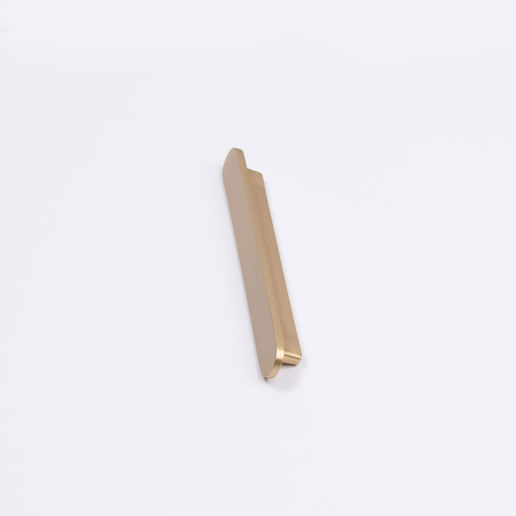 Brushed Brass Oval Profile Cabinet Pull - Imogen - Manovella