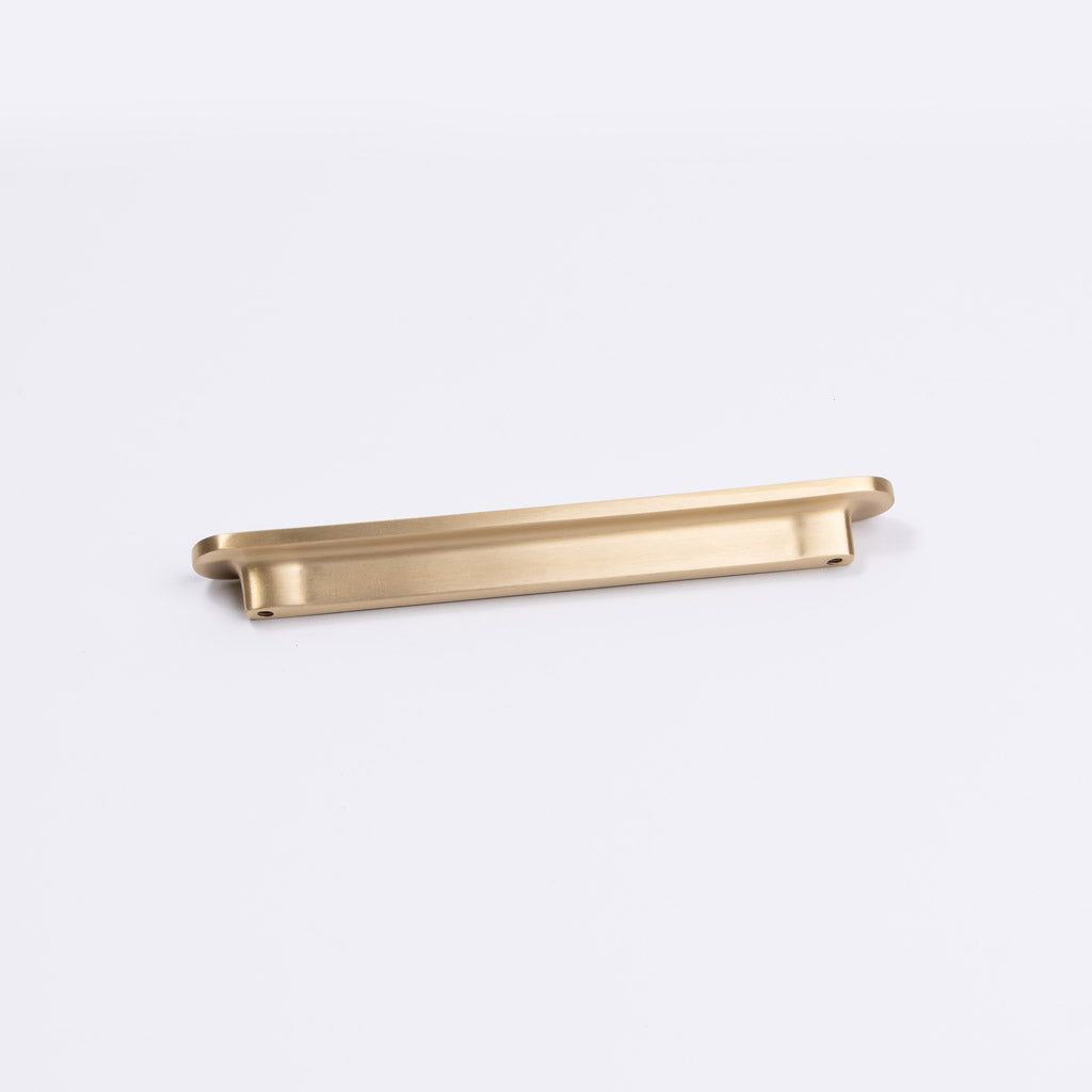 Brushed Brass Oval Profile Cabinet Pull - Imogen - Manovella