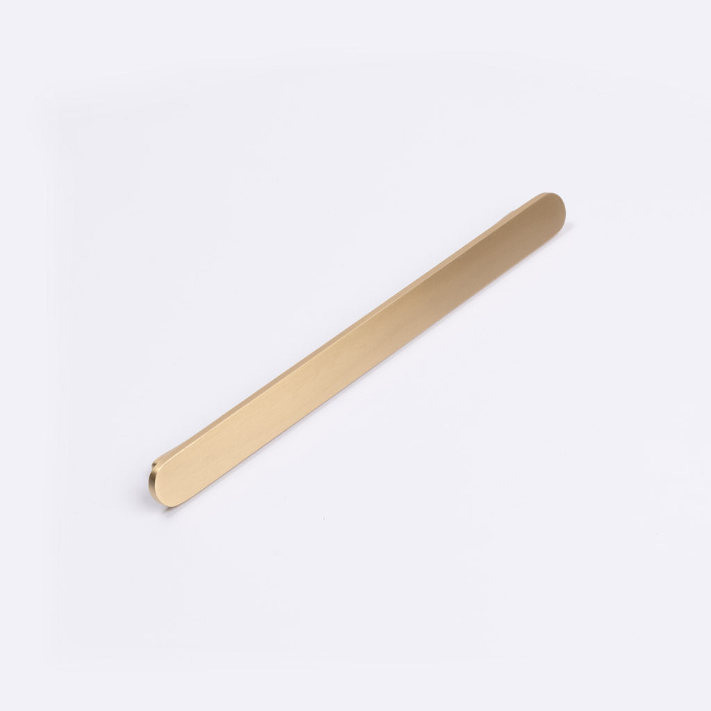 Brushed Brass Oval Profile Cabinet Pull - Imogen - Manovella