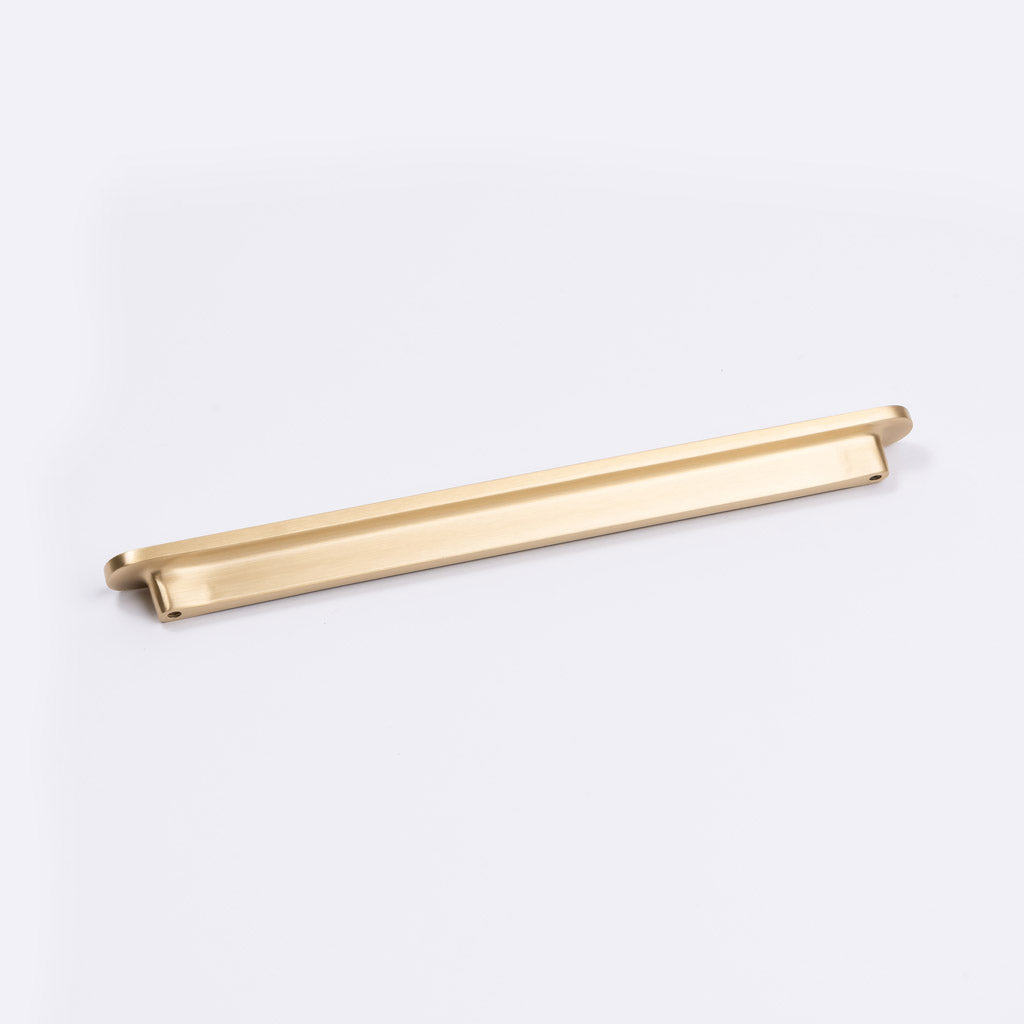 Brushed Brass Oval Profile Cabinet Pull - Imogen - Manovella
