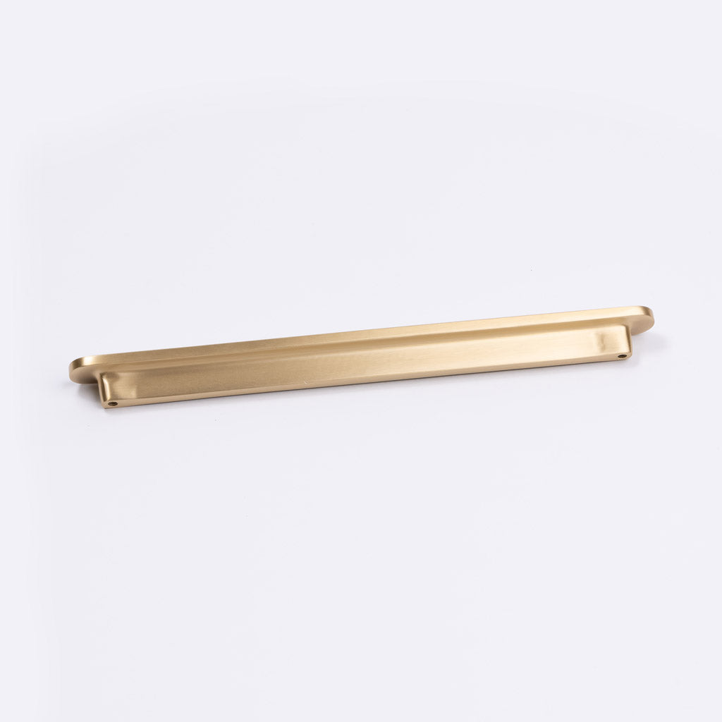 Brushed Brass Oval Profile Cabinet Pull - Imogen - Manovella