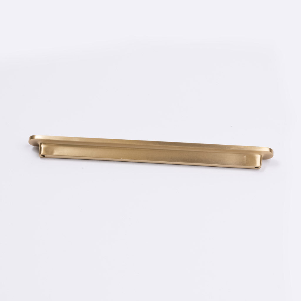 Brushed Brass Oval Profile Cabinet Pull - Imogen - Manovella