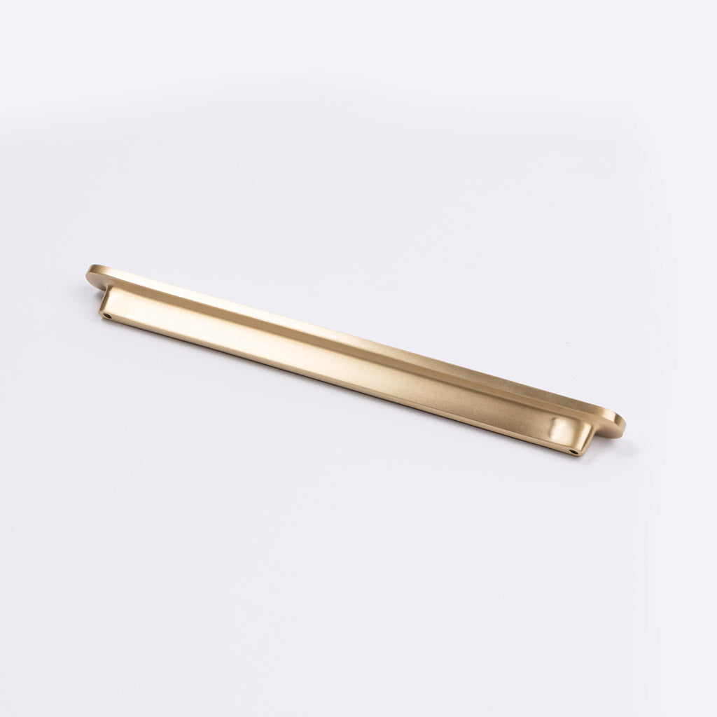 Brushed Brass Oval Profile Cabinet Pull - Imogen - Manovella