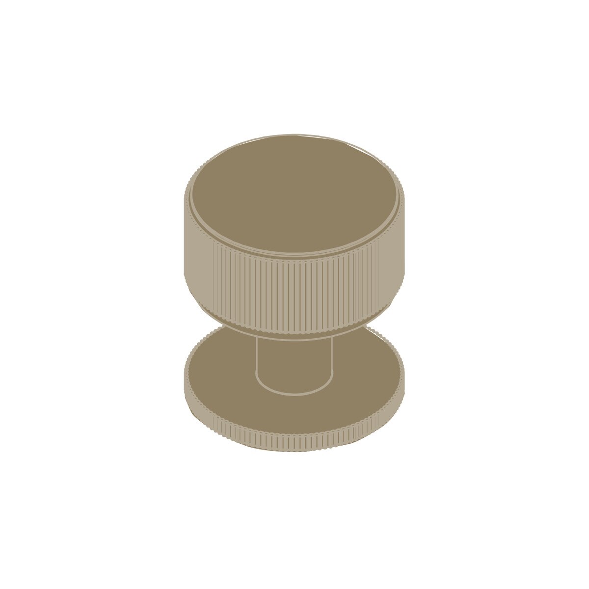 The Belgravia Lined Round Knob By Momo