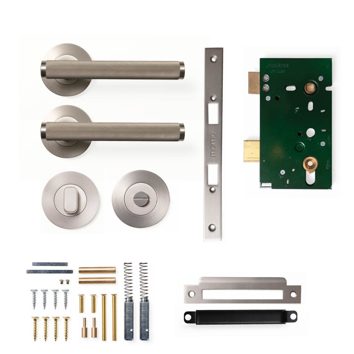 Momo Bellevue Knurled - Solid Brass Handle Sets