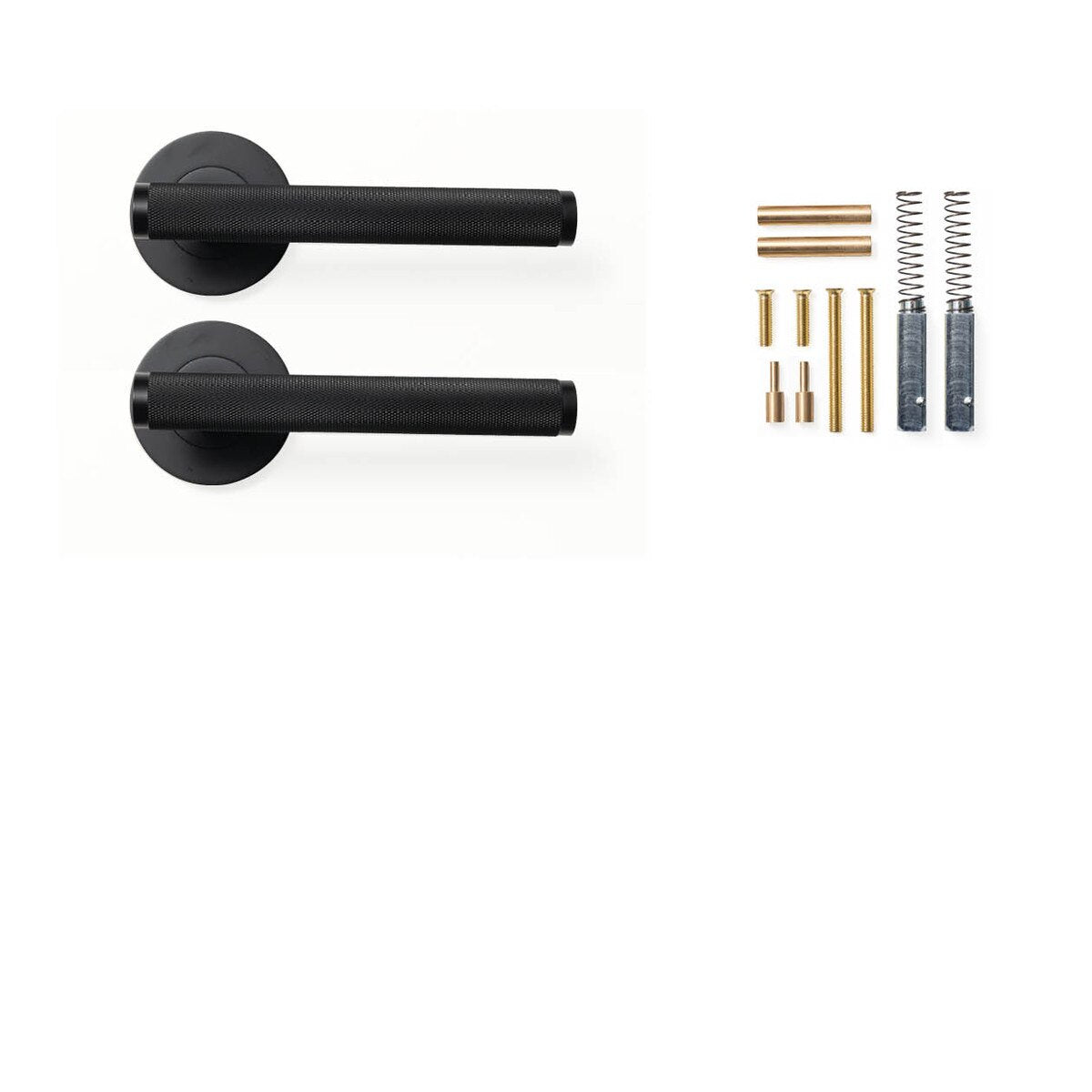 Momo Bellevue Knurled - Solid Brass Handle Sets
