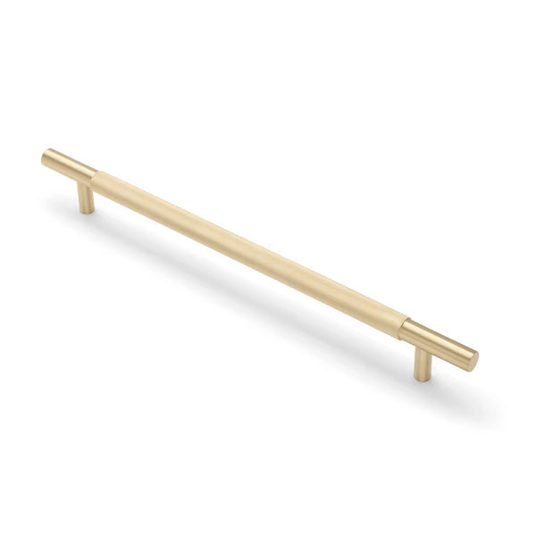 Brushed Brass Knurled Appliance/Door Pull - Charmian - Manovella