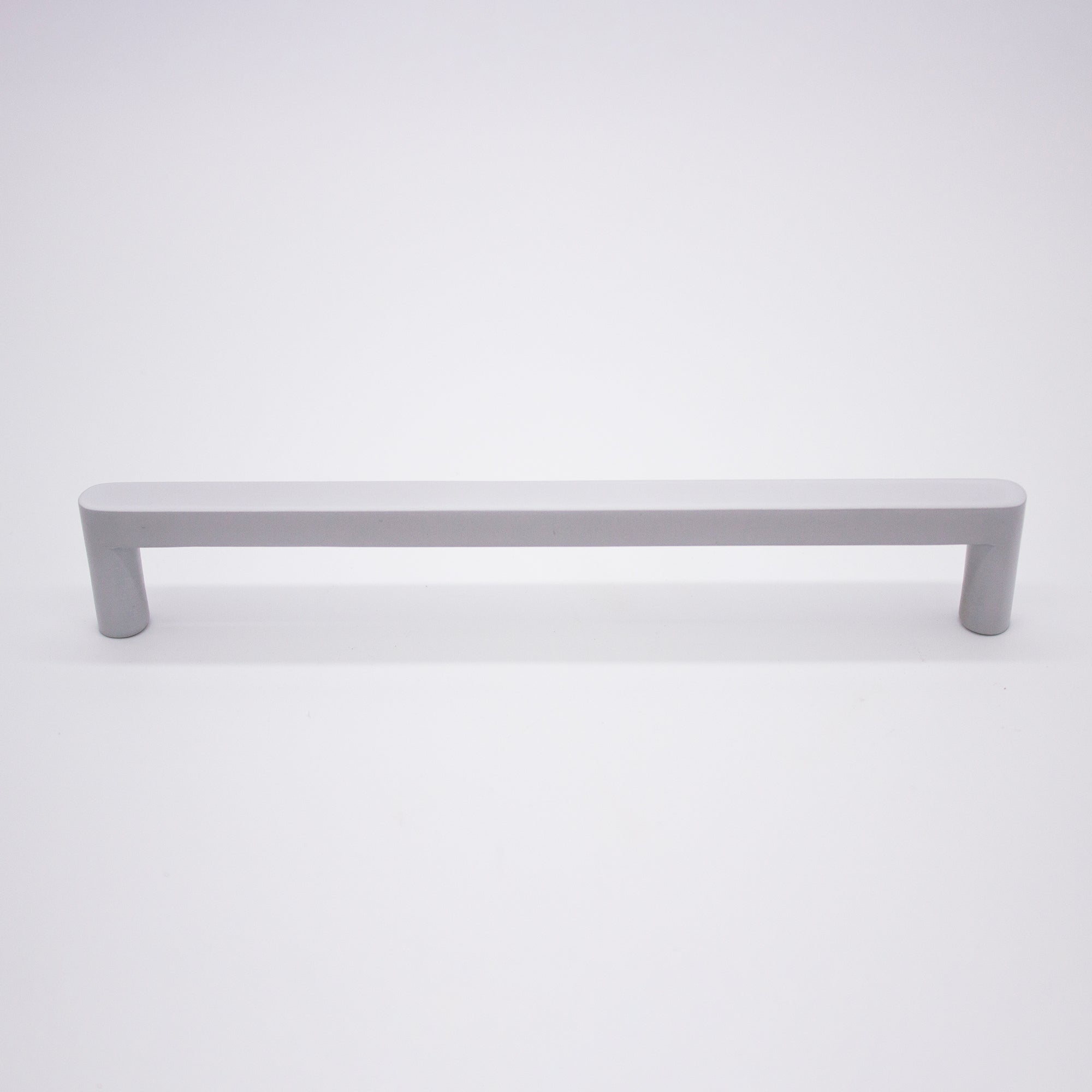 White Straight Profile Cabinet Pull - Clio - Manovella