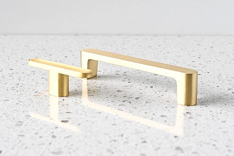 Hilary Brass Cabinetry T Handle - Little Swagger