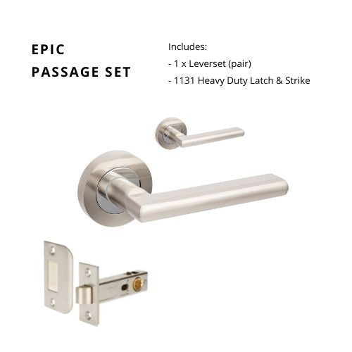 The Epic Handle By Zanda - Brushed Nickel/Chrome Plated