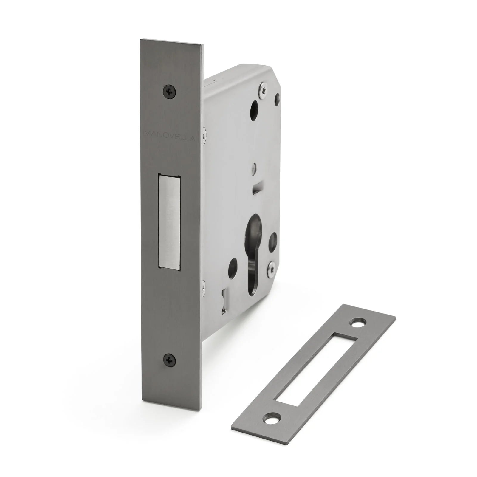 Gunmetal Euro Mortice Deadbolt 316SSS (60mm Backset) - Manovella