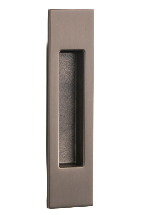 Straight Flush Pull (Single) – 152mm – Smooth Bronze