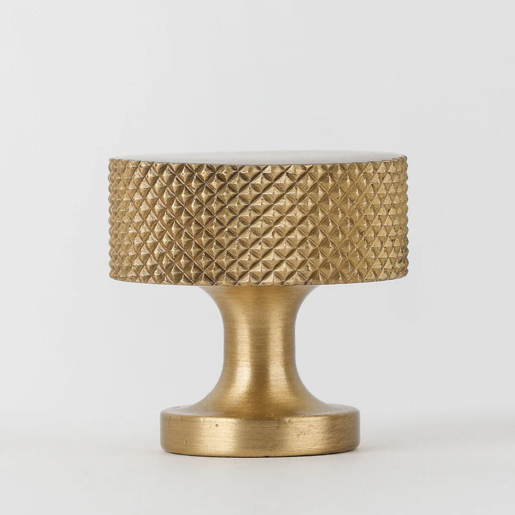 New Yorker Knob - Burnished Brass By Hepburn