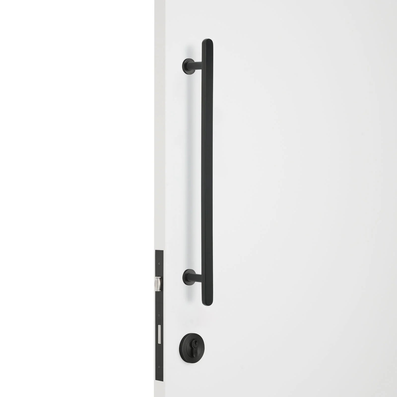 Matt Black Roller Lock Kit - Imogen Pull - Manovella