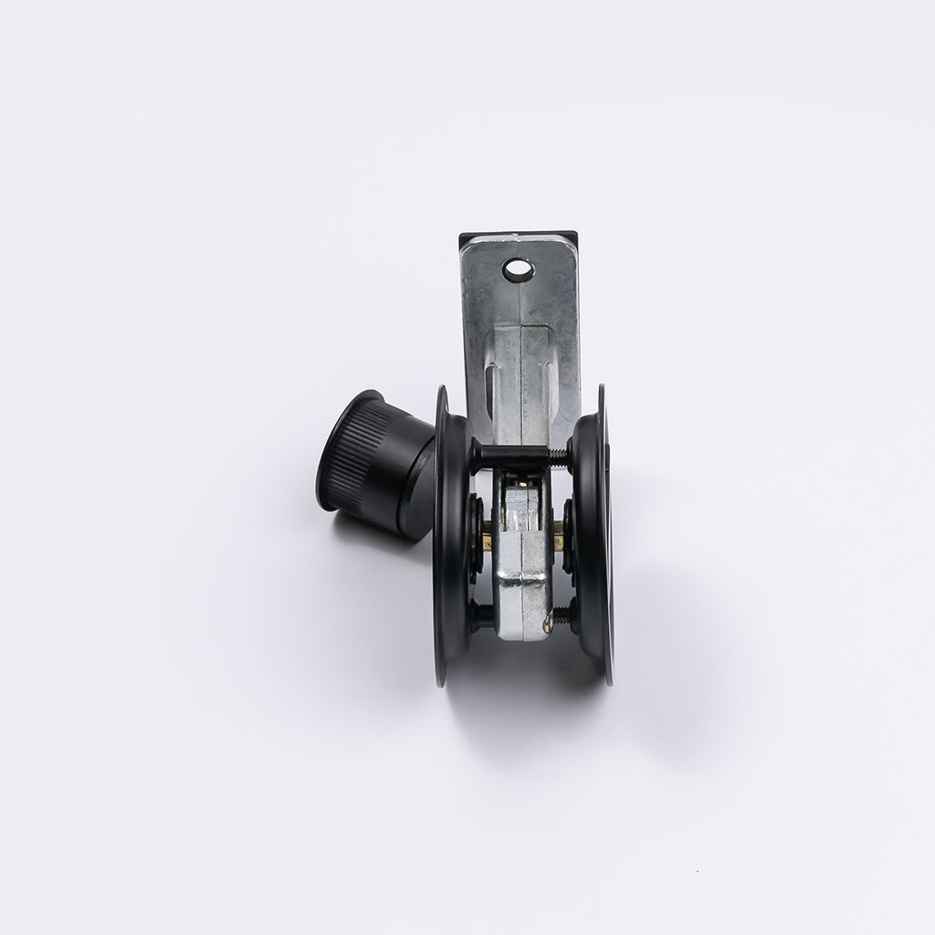 Matt Black Round Sliding Cavity Privacy Lock - Manovella