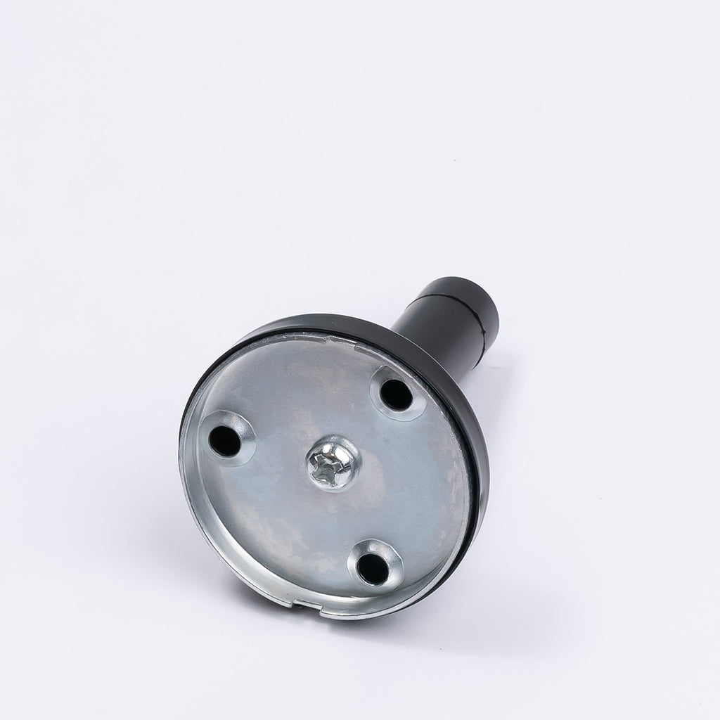 Matt Black Wall Mounted Straight Door Stop - Manovella