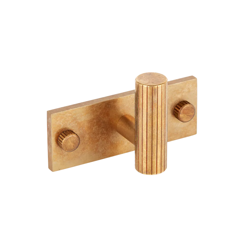 MIX Straight Knurled Single Horizontal Wall Hook By Armac Marti