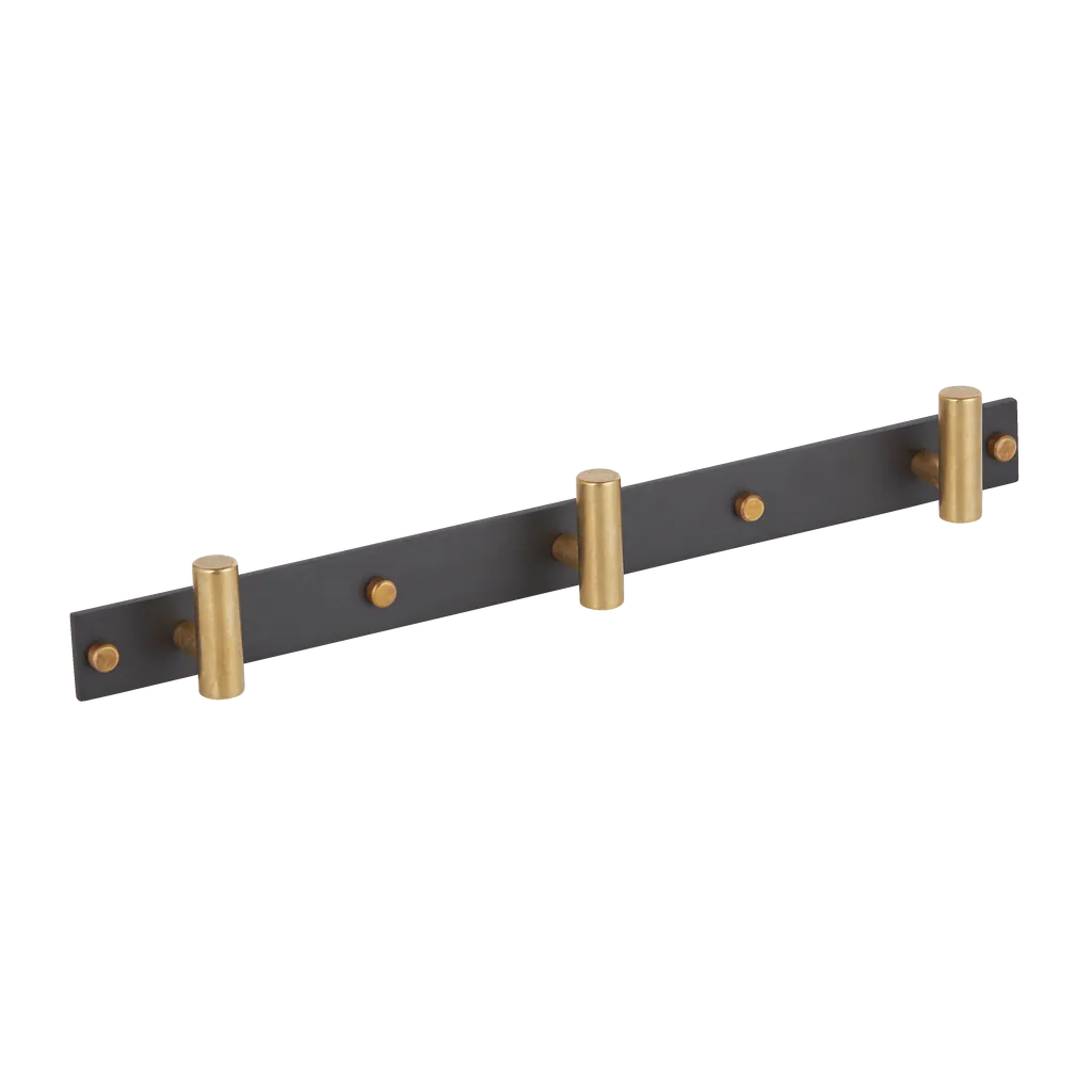 MIX Plain Wall Hook Rack - Mixed Finish By Armac Martin