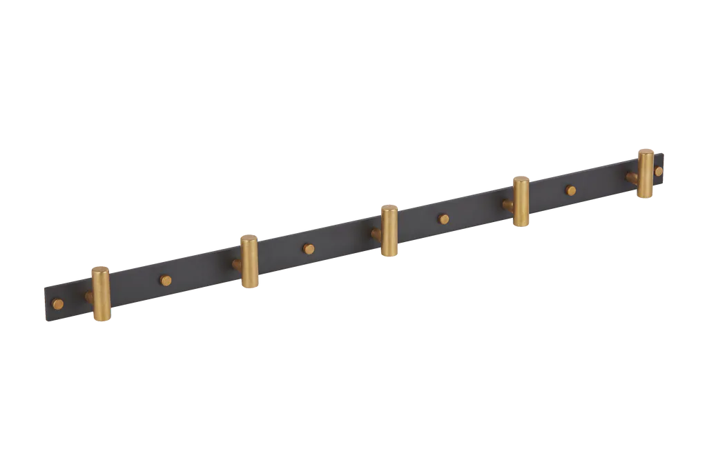 MIX Plain Wall Hook Rack - Mixed Finish By Armac Martin