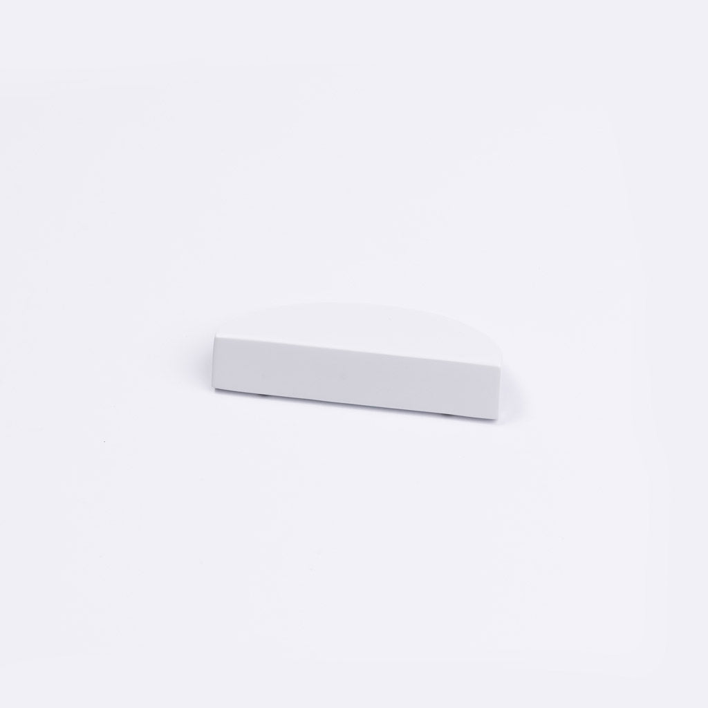 White Half Moon Cabinet Pull - Iris - Manovella