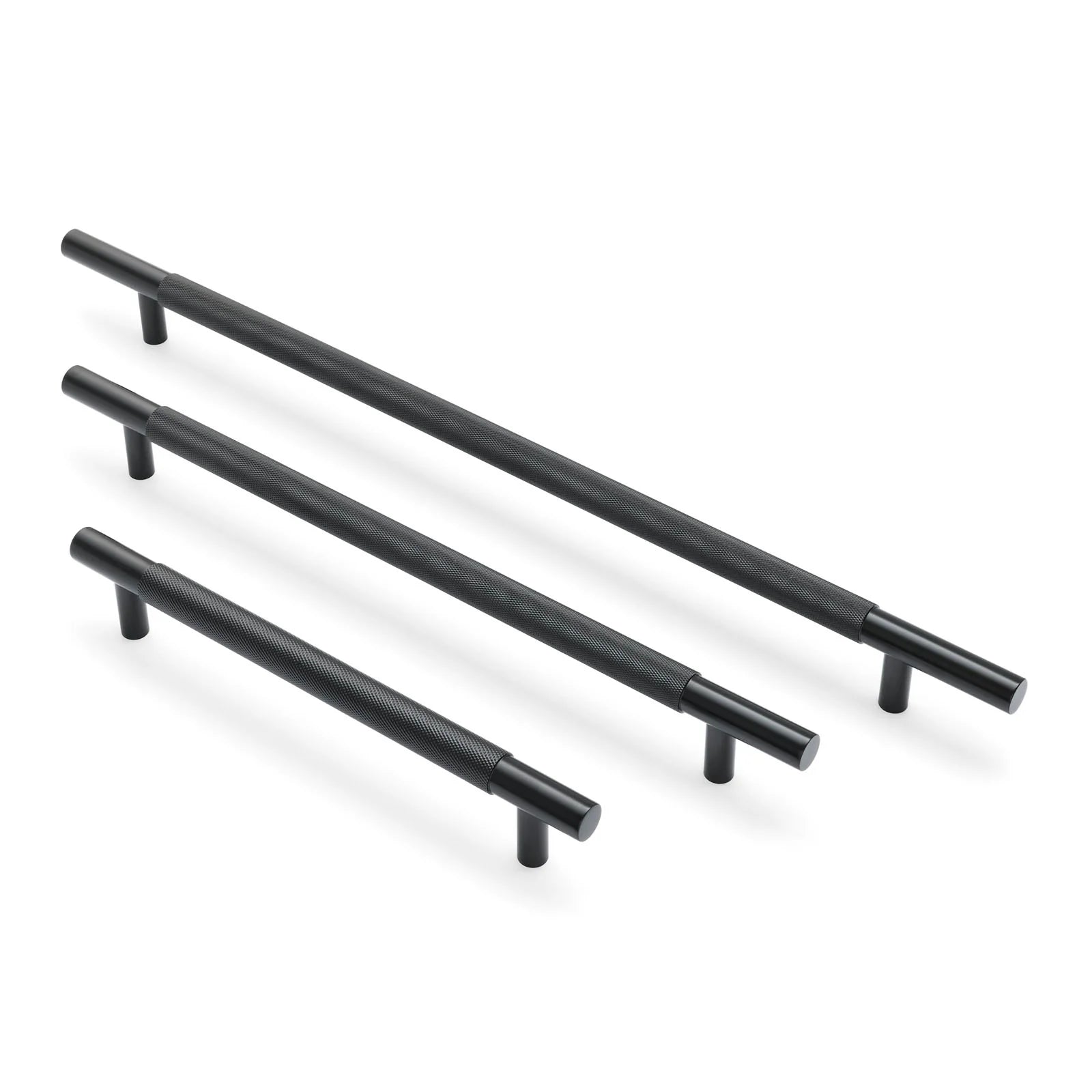 Matt Black Knurled Appliance/Door Pull - Charmian - Manovella