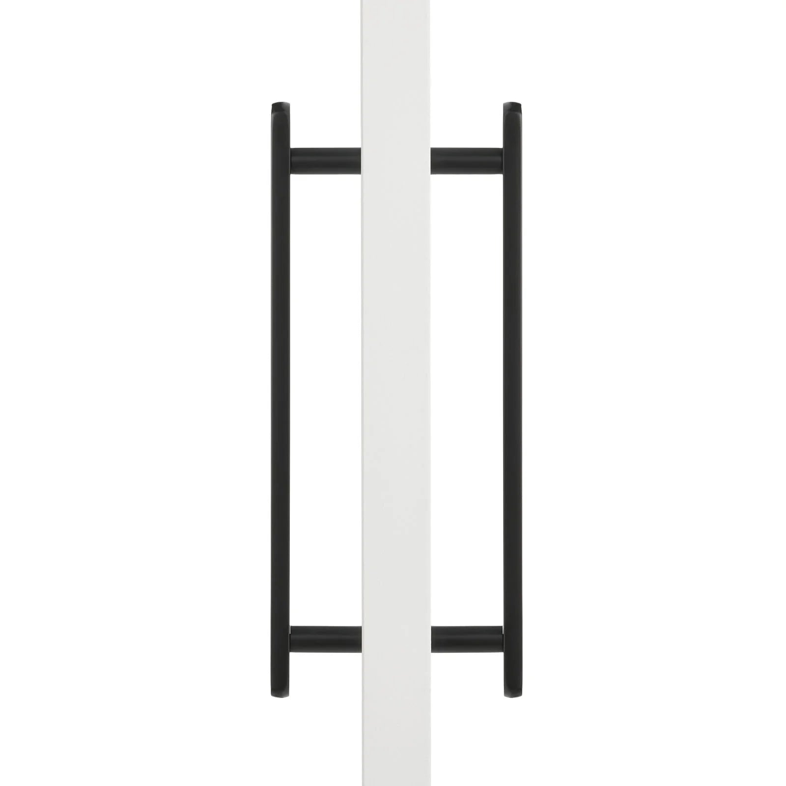 Matt Black Oval Profile Back to Back Door Pull - Imogen - Manovella