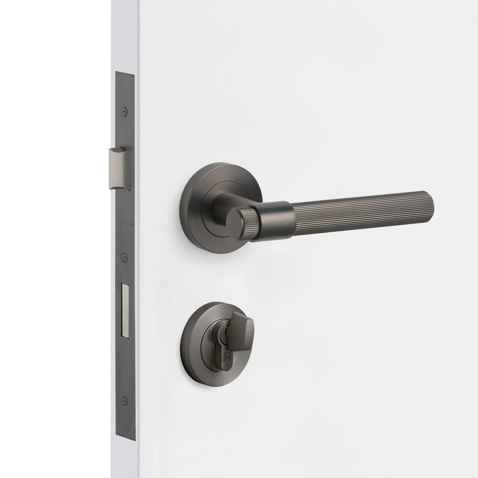 Gunmetal Entrance Door Kit Rochester - Manovella