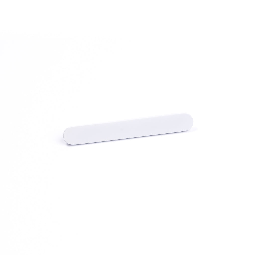 White Oval Profile Cabinet Pull - Imogen - Manovella