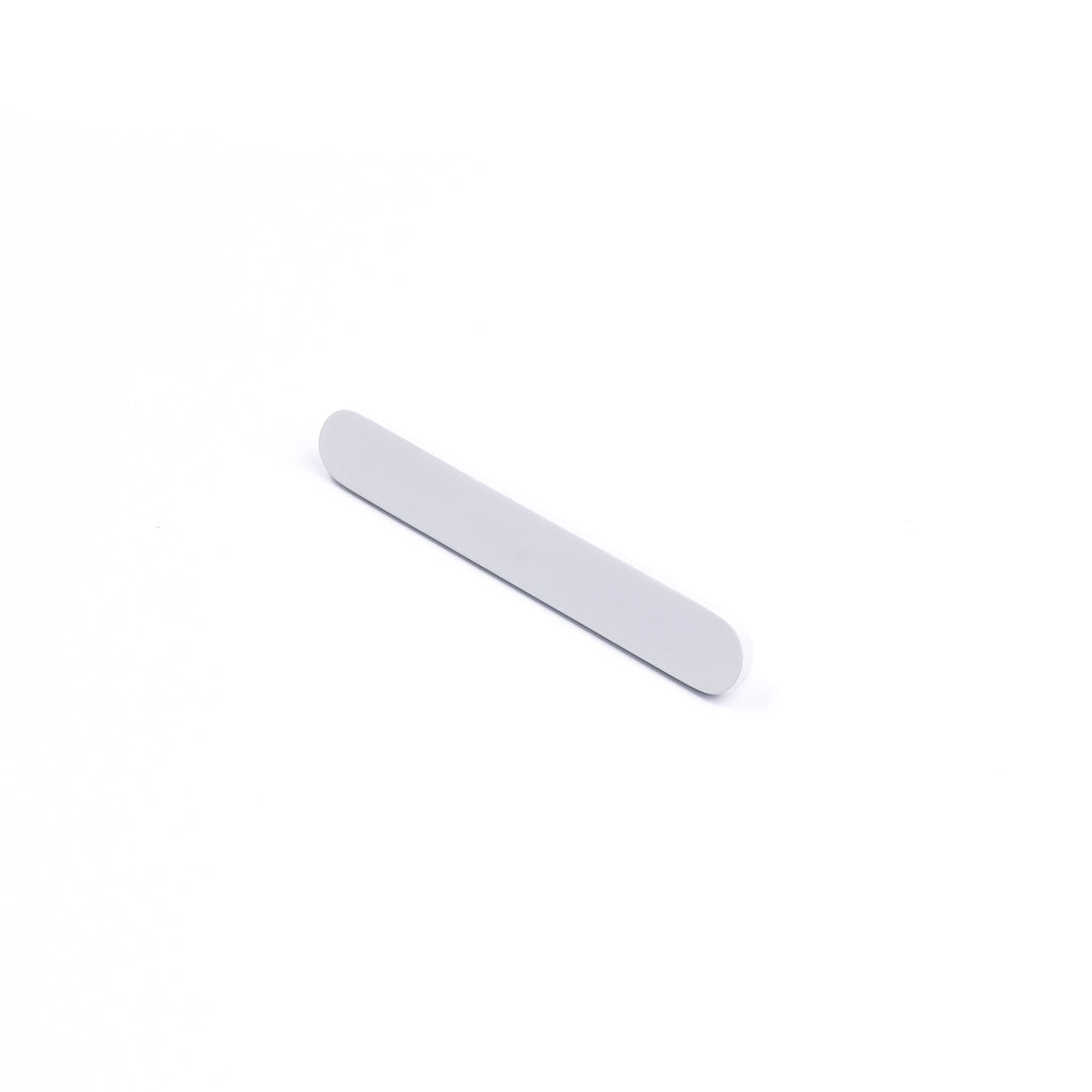 White Oval Profile Cabinet Pull - Imogen - Manovella