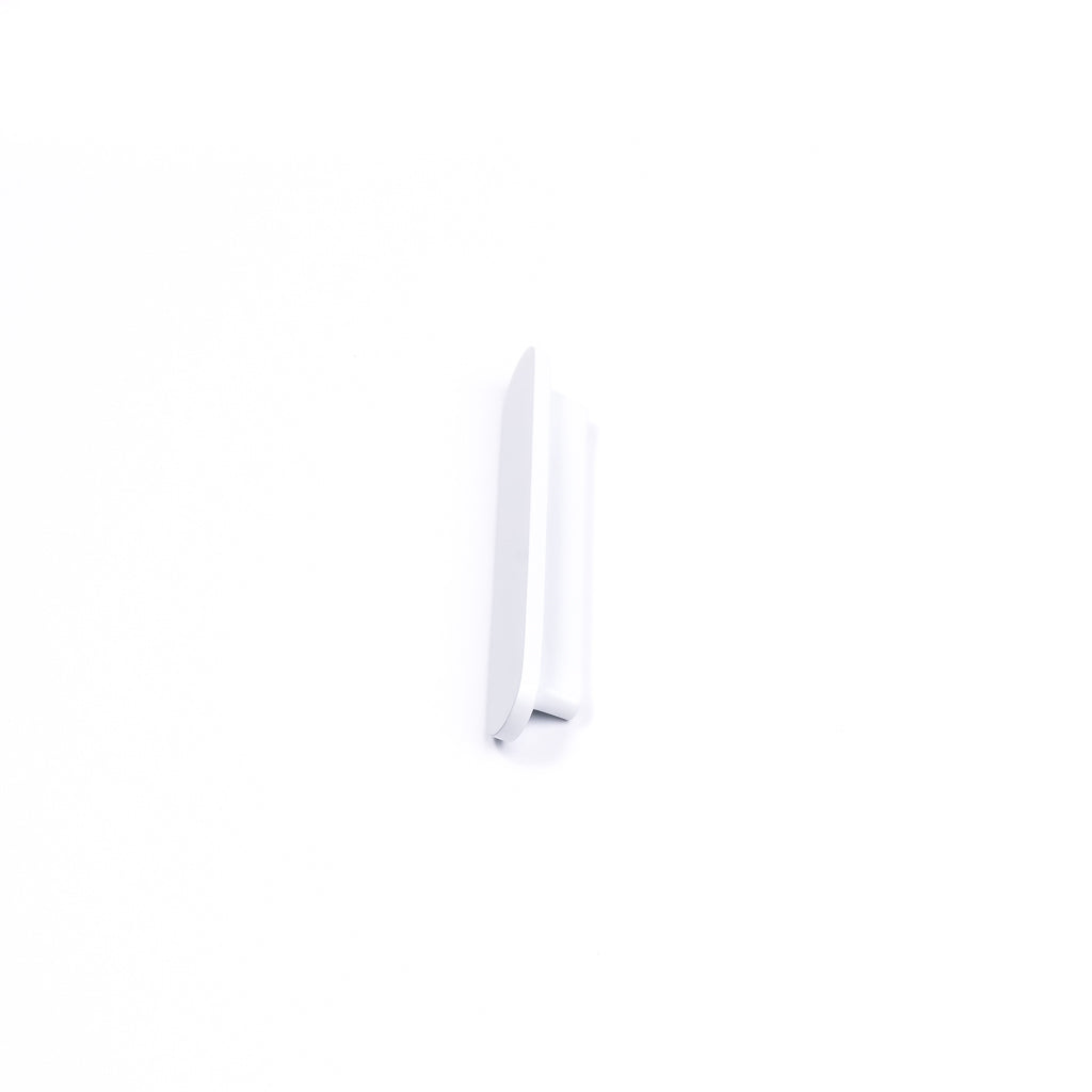 White Oval Profile Cabinet Pull - Imogen - Manovella