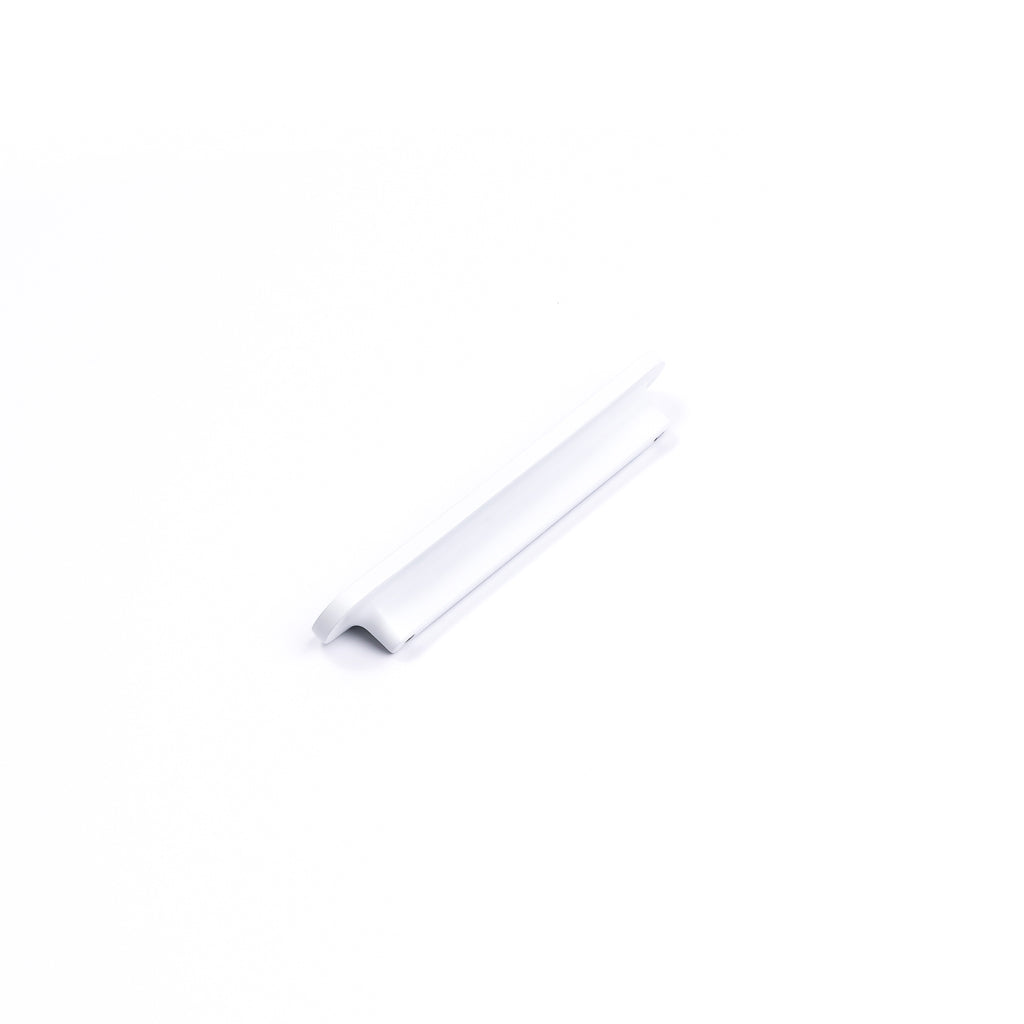 White Oval Profile Cabinet Pull - Imogen - Manovella