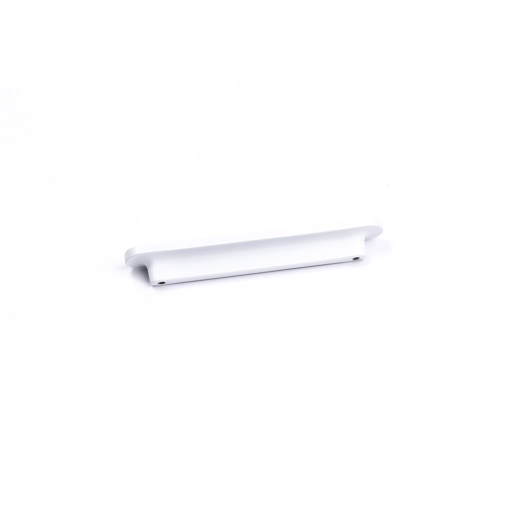 White Oval Profile Cabinet Pull - Imogen - Manovella