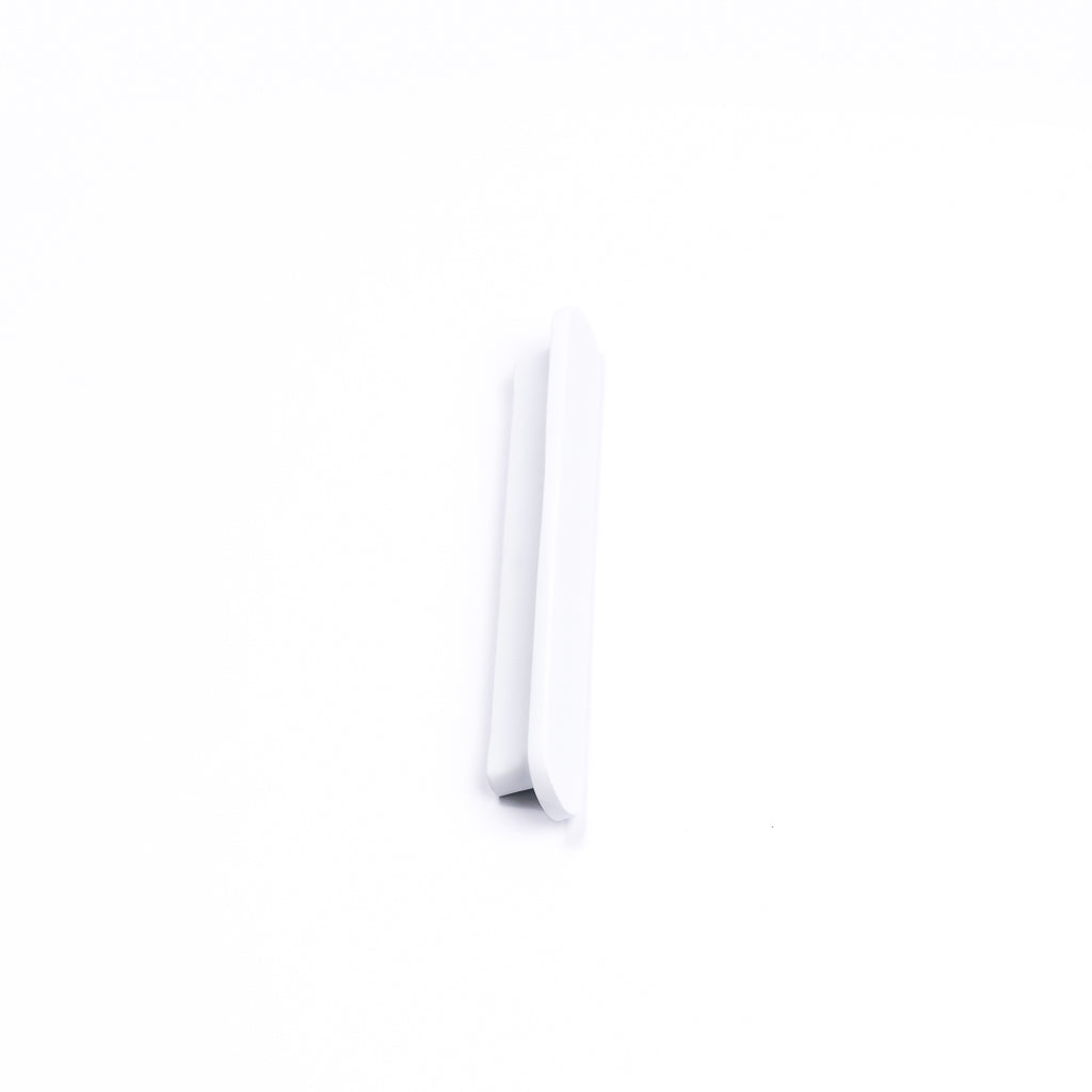 White Oval Profile Cabinet Pull - Imogen - Manovella