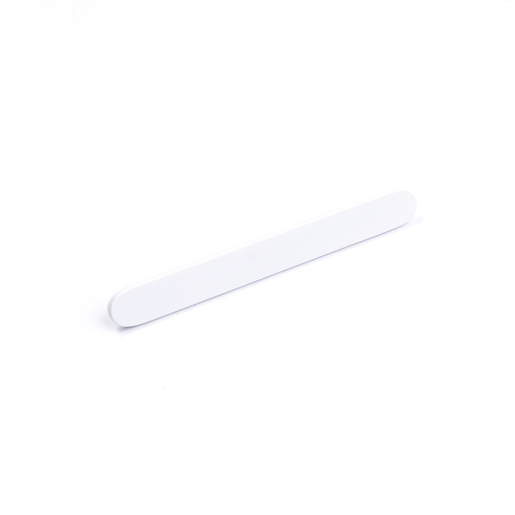 White Oval Profile Cabinet Pull - Imogen - Manovella